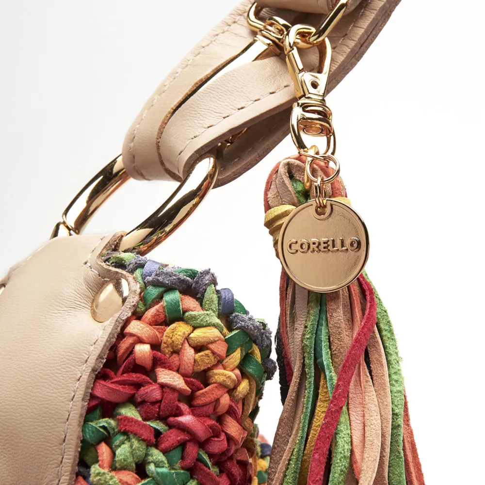 Bolsa Hobo Tricô Mescla Verde - imagem 4