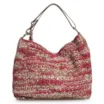 Bolsa Hobo Tricô Rosa/Caramelo - imagem 3
