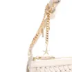 Bolsa Meia Lua Tressê Bag Charm Couro Off White - imagem 7