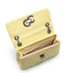 Bolsa Mini Matelassê Couro Amarelo - imagem 5
