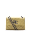 Bolsa Mini Matelassê Couro Amarelo - imagem 1