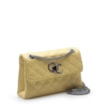 Bolsa Mini Matelassê Couro Amarelo - imagem 3