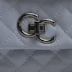 Bolsa Mini Matelassê Couro Azul - imagem 5