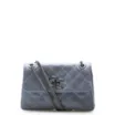 Bolsa Mini Matelassê Couro Azul - imagem 1