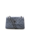 Bolsa Mini Matelassê Couro Azul - imagem 1