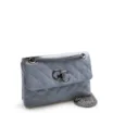 Bolsa Mini Matelassê Couro Azul - imagem 2