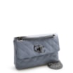 Bolsa Mini Matelassê Couro Azul - imagem 2