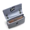 Bolsa Mini Matelassê Couro Azul - imagem 4