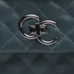 Bolsa Mini Matelassê Couro Azul - imagem 5