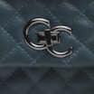 Bolsa Mini Matelassê Couro Azul - imagem 5
