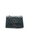 Bolsa Mini Matelassê Couro Azul - imagem 1