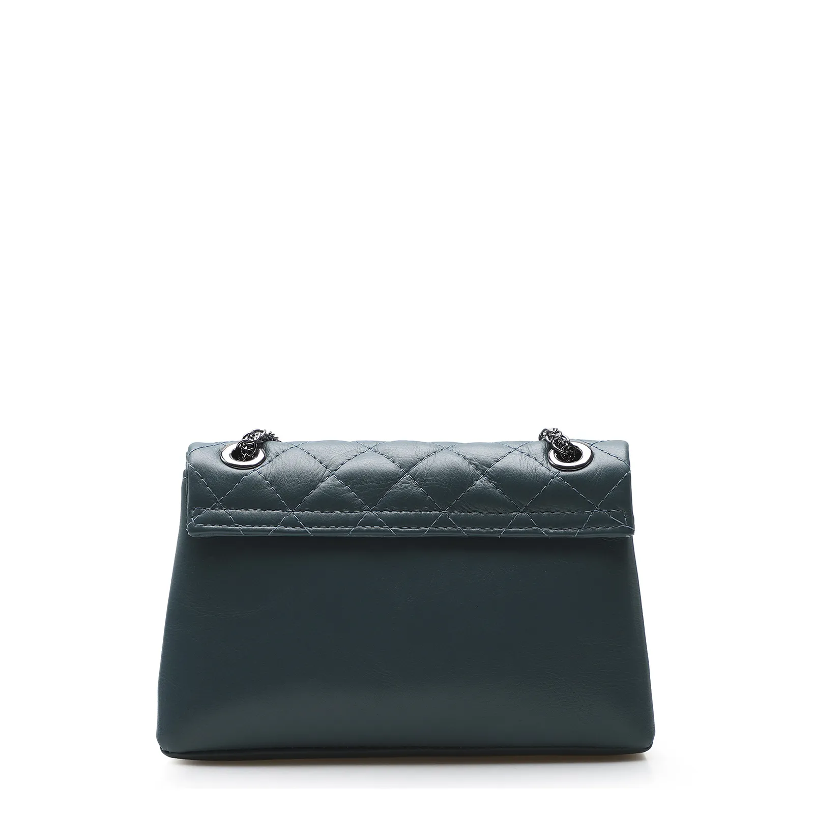Bolsa Mini Matelassê Couro Azul