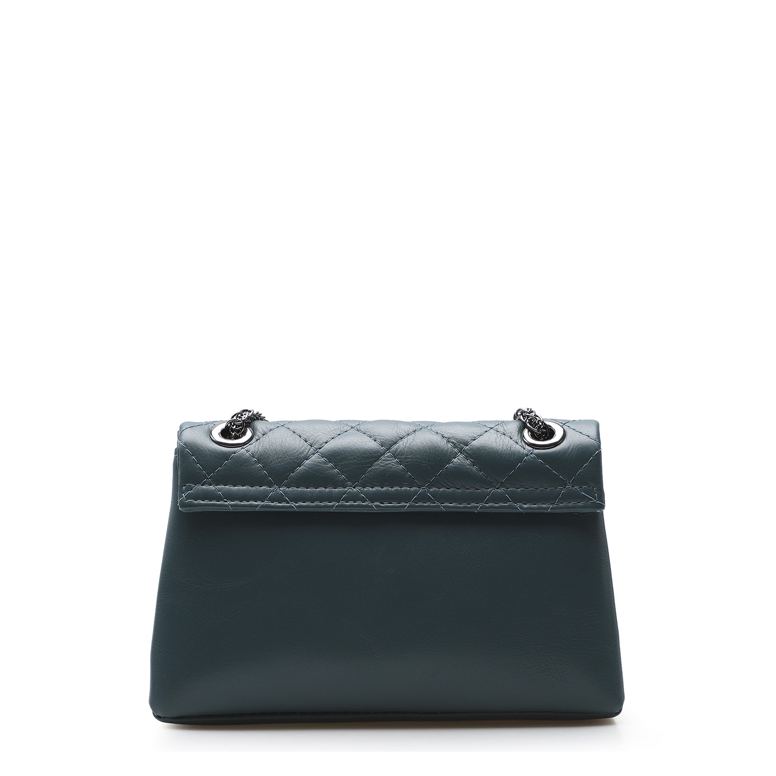Bolsa Mini Matelassê Couro Azul
