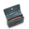 Bolsa Mini Matelassê Couro Azul - imagem 4