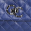 Bolsa Mini Matelassê Couro Azul - imagem 5