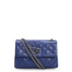 Bolsa Mini Matelassê Couro Azul - imagem 1