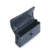 Bolsa Mini Matelassê Couro Azul - imagem 4