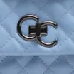 Bolsa Mini Matelassê Couro Azul - imagem 5