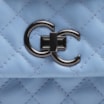 Bolsa Mini Matelassê Couro Azul - imagem 5