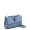 Bolsa Mini Matelassê Couro Azul - imagem 2