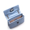 Bolsa Mini Matelassê Couro Azul - imagem 4
