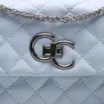 Bolsa Mini Matelassê Couro Azul - imagem 5