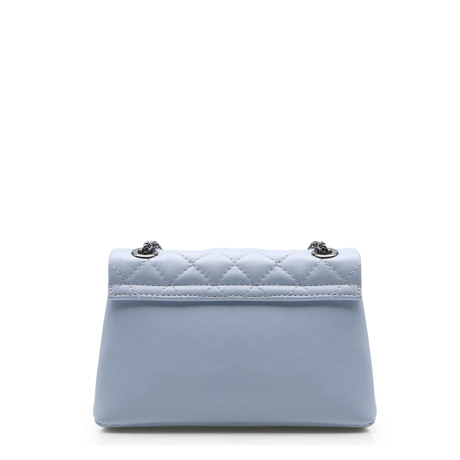 Bolsa Mini Matelassê Couro Azul