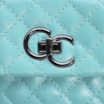 Bolsa Mini Matelassê Couro Azul - imagem 5