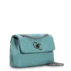 Bolsa Mini Matelassê Couro Azul - imagem 2