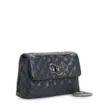 Bolsa Mini Matelassê Couro Azul - imagem 2