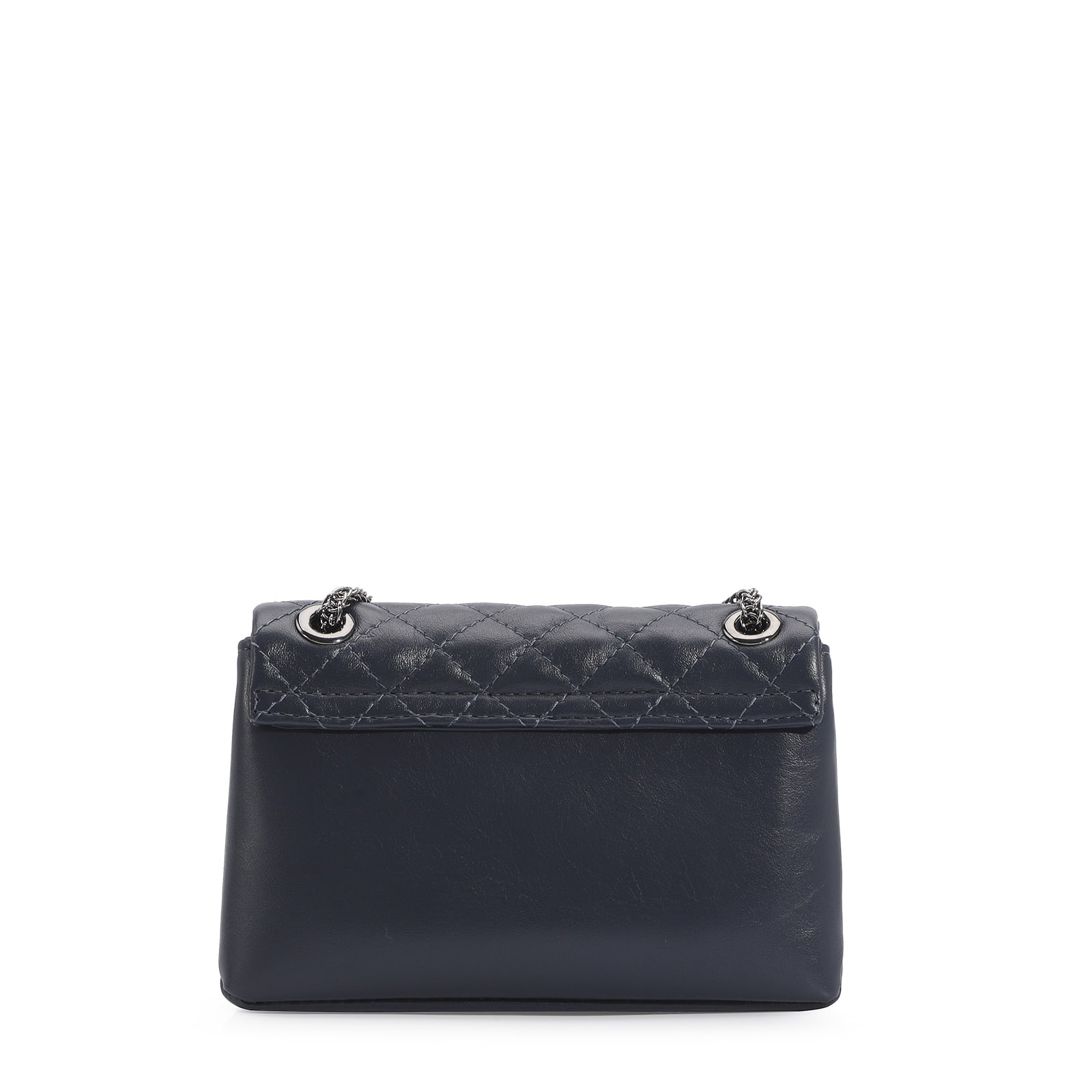Bolsa Mini Matelassê Couro Azul