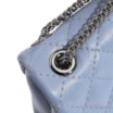 Bolsa Mini Matelassê Couro Azul - imagem 6