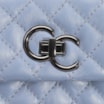 Bolsa Mini Matelassê Couro Azul - imagem 7