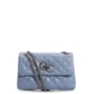 Bolsa Mini Matelassê Couro Azul - imagem 1
