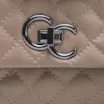 Bolsa Mini Matelassê Couro Bege - imagem 5