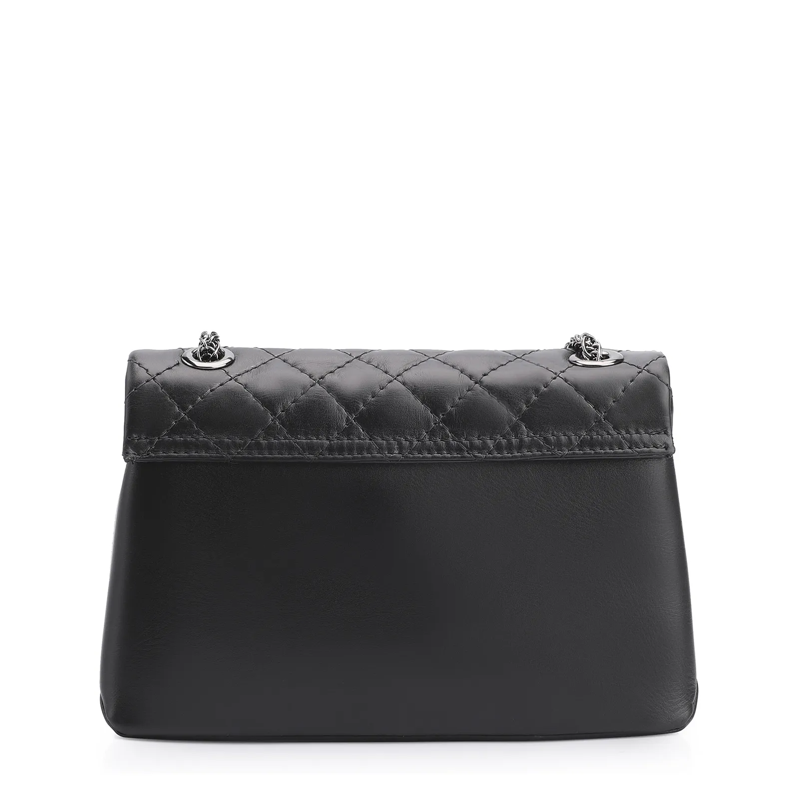 Bolsa Mini Matelassê Couro Fly Preto