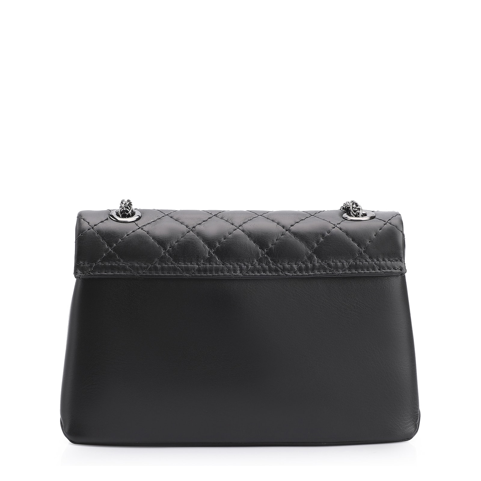 Bolsa Mini Matelassê Couro Fly Preto