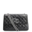 Bolsa Mini Matelassê Couro Fly Preto - imagem 1