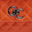 Bolsa Mini Matelassê Couro Laranja - imagem 4