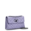 Bolsa Mini Matelassê Couro Lilás - imagem 2