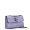 Bolsa Mini Matelassê Couro Lilás - imagem 2