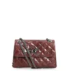 Bolsa Mini Matelassê Couro Marrom Escuro - imagem 1