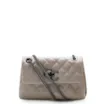 Bolsa Mini Matelassê Couro Off White - imagem 1