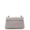Bolsa Mini Matelassê Couro Off White - imagem 4