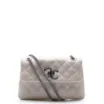 Bolsa Mini Matelassê Couro Off White - imagem 1