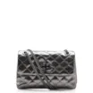 Bolsa Mini Matelassê Couro Prata Velho - imagem 1