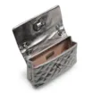Bolsa Mini Matelassê Couro Prata Velho - imagem 4