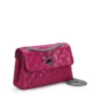 Bolsa Mini Matelassê Couro Rosa - imagem 2
