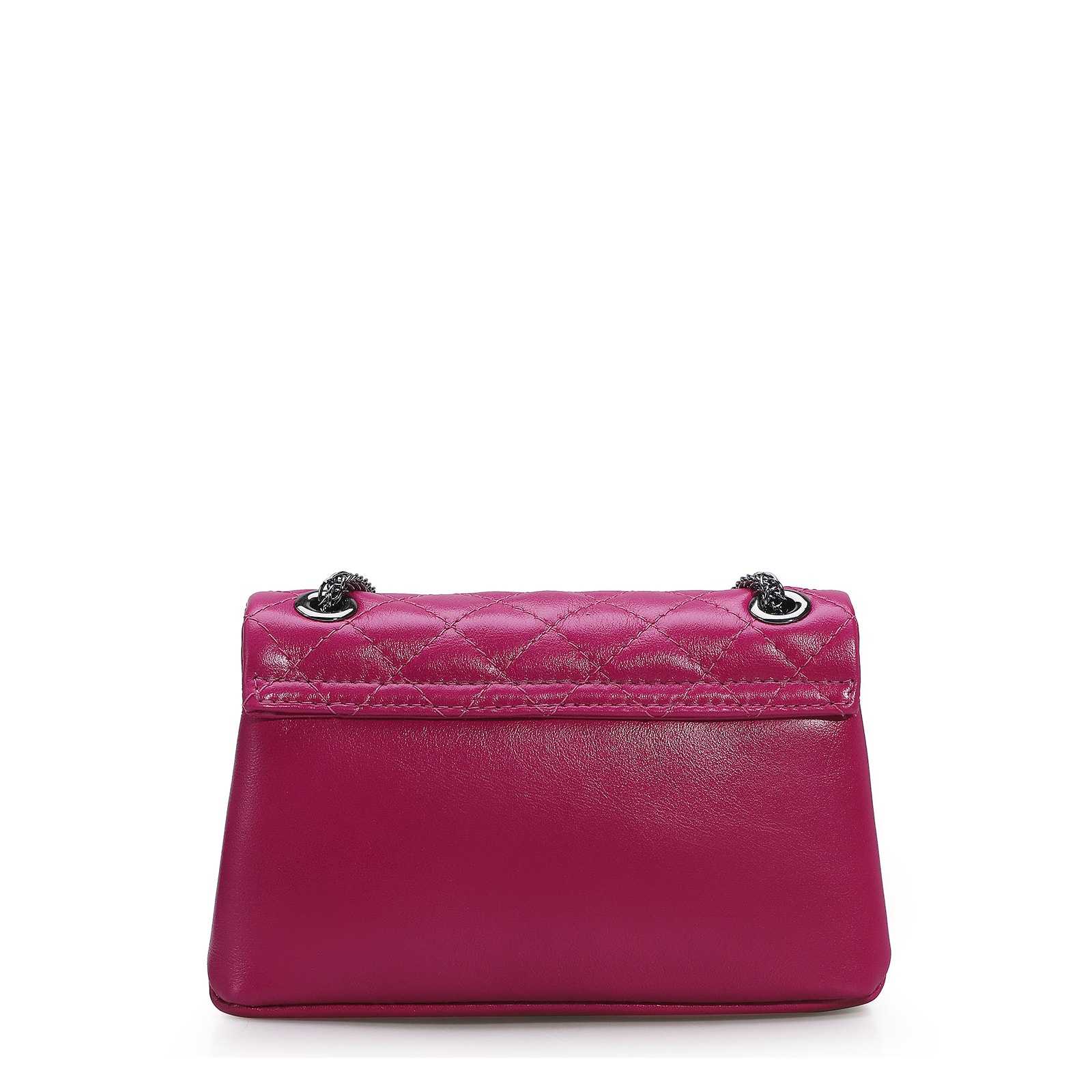 Bolsa Mini Matelassê Couro Rosa