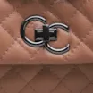 Bolsa Mini Matelassê Couro Rosa - imagem 5